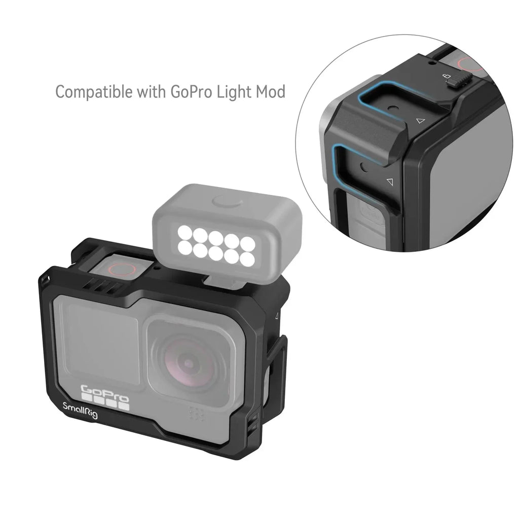 SmallRig Full Cage Action Camera Protection Frame for GoPro Hero 13 / 12 /11 / 10 / 9 Black 3083C