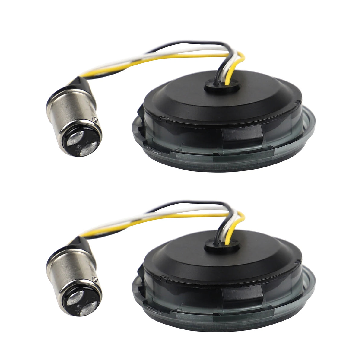 2" LED Turn Signal 1157 Bases Motorcycle Front Turn Singal Light for Softail Touring Dyna Sportster Road King Glide
