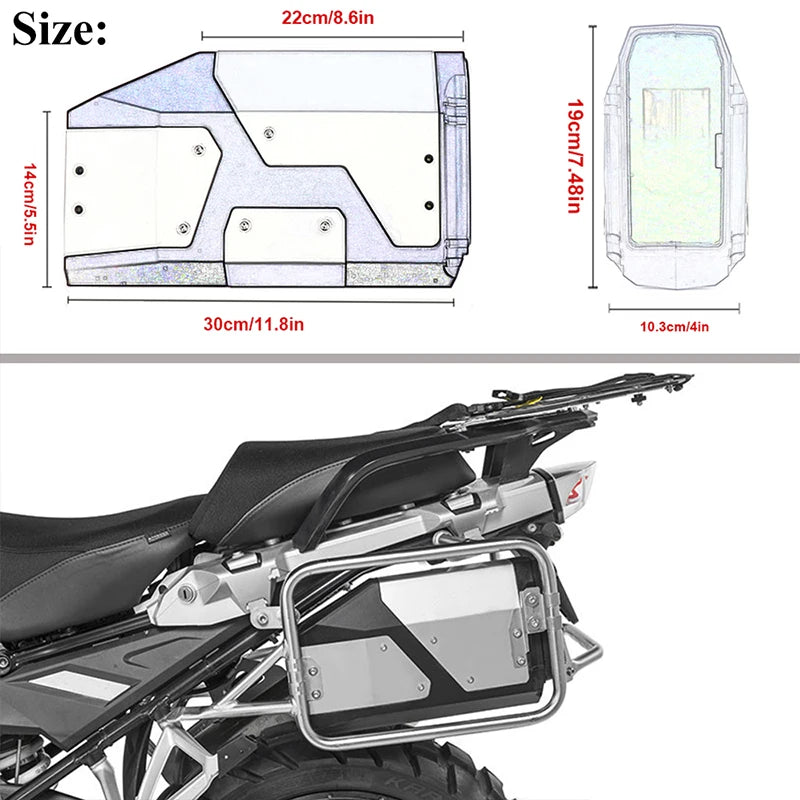 For BMW R1250GS R1200GS LC/ADV R1200/R1250 GS F750GS F850GS F800GS GS1200/GS1250 Motorcycle 4.2L Tool Box Toolbox  Accessories