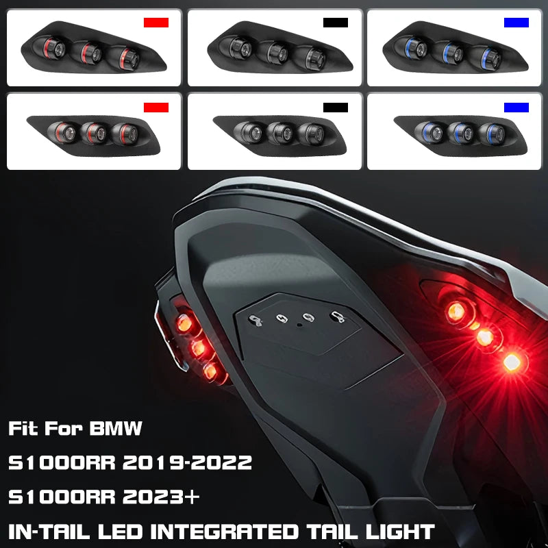 S1000RR Motorcycle In-Tail LED Integrated Tail Light For BMW S1000RR 2019-2022 S 1000 RR 2023 2024 LED Turn Signal Light