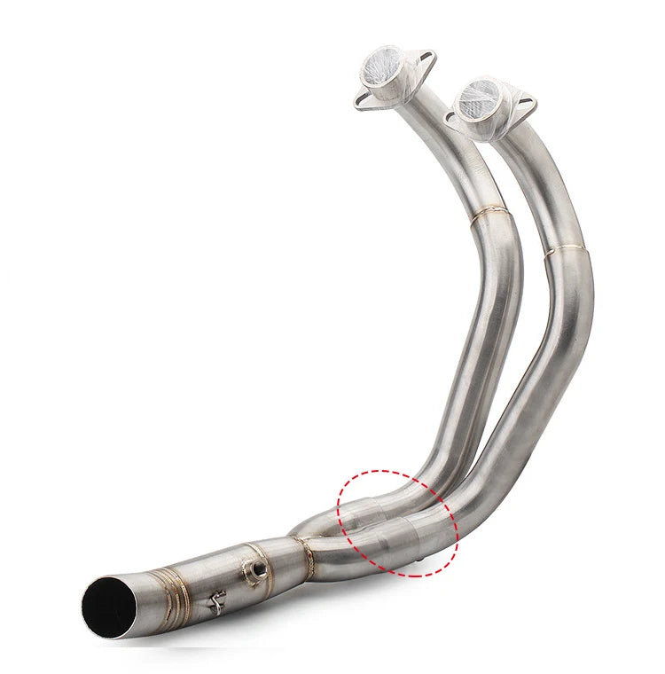 Motorcycle Exhaust Full System Front Pipe Modified 51mm Muffler Slip on For Yamaha MT07 MT-07 FZ07 2014 - 2023 R7 2021 - 2023