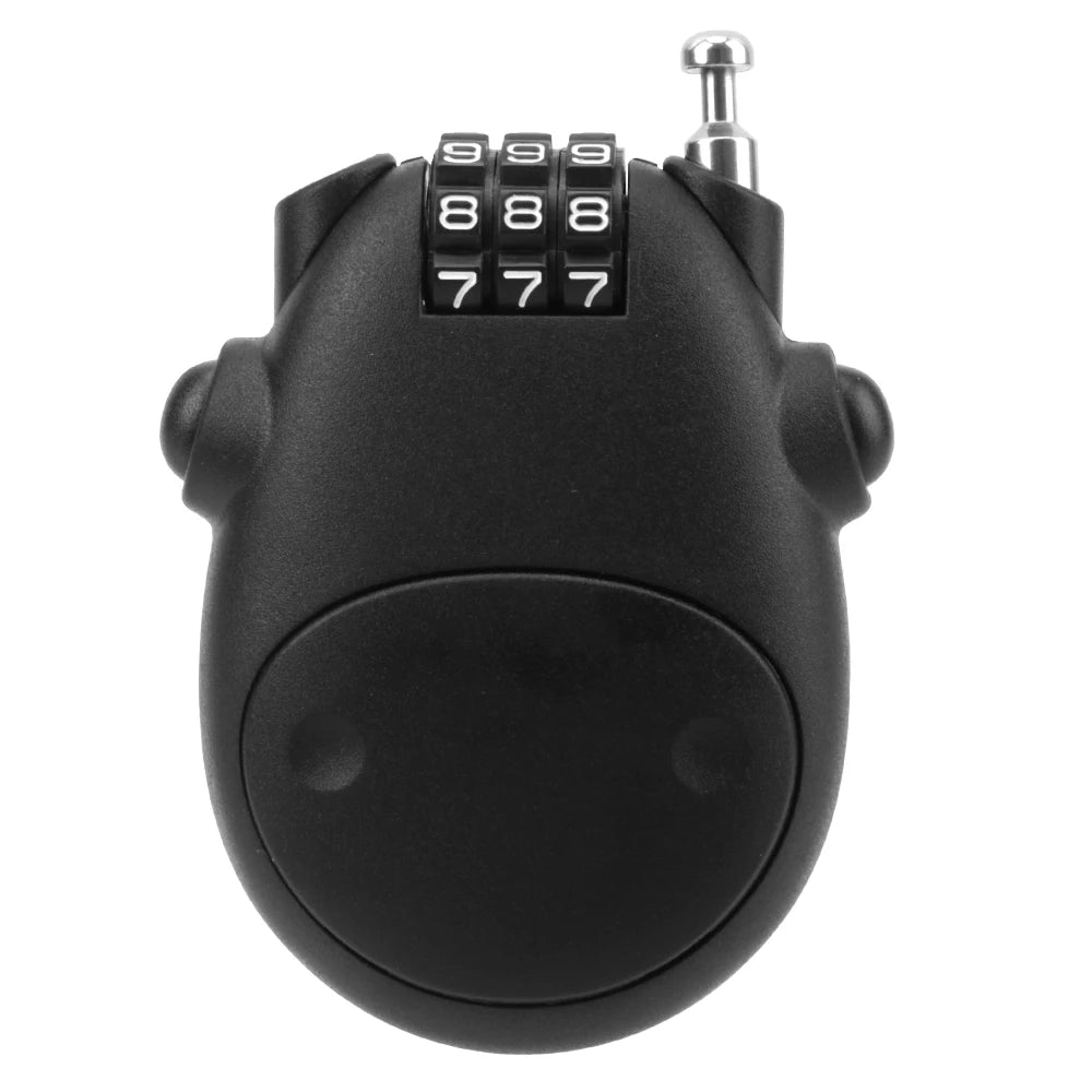 Code Lock Anti-theft Security Lock Telescopic Wire Rope Lock Wire Cable Combination Lock Motorcycle Helmet Code Lock