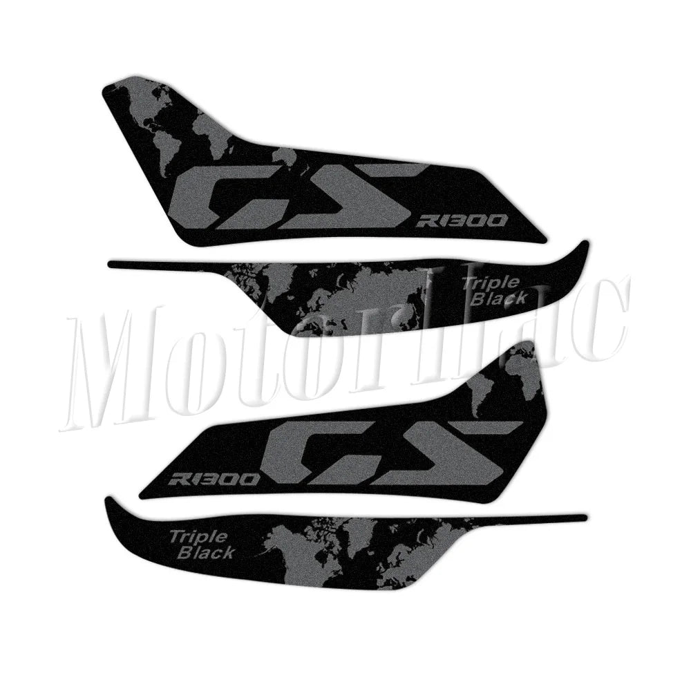 For R1300GS R1300 GS ADV Triple Black Trophy Motorcycle Handguard Decals Motorrad Hand Guard Shield Protection Stickers
