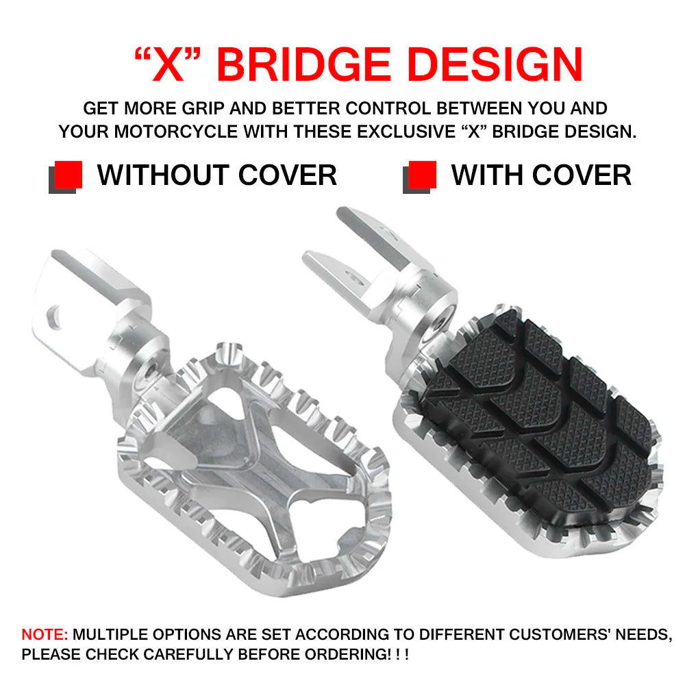 Motorcycle Footrest Footpeg Foot Rests For BMW GS 1200 LC ADV R1200GS R1250GS Adventure Foot Pegs S1000XR Pedal F850GS F750GS