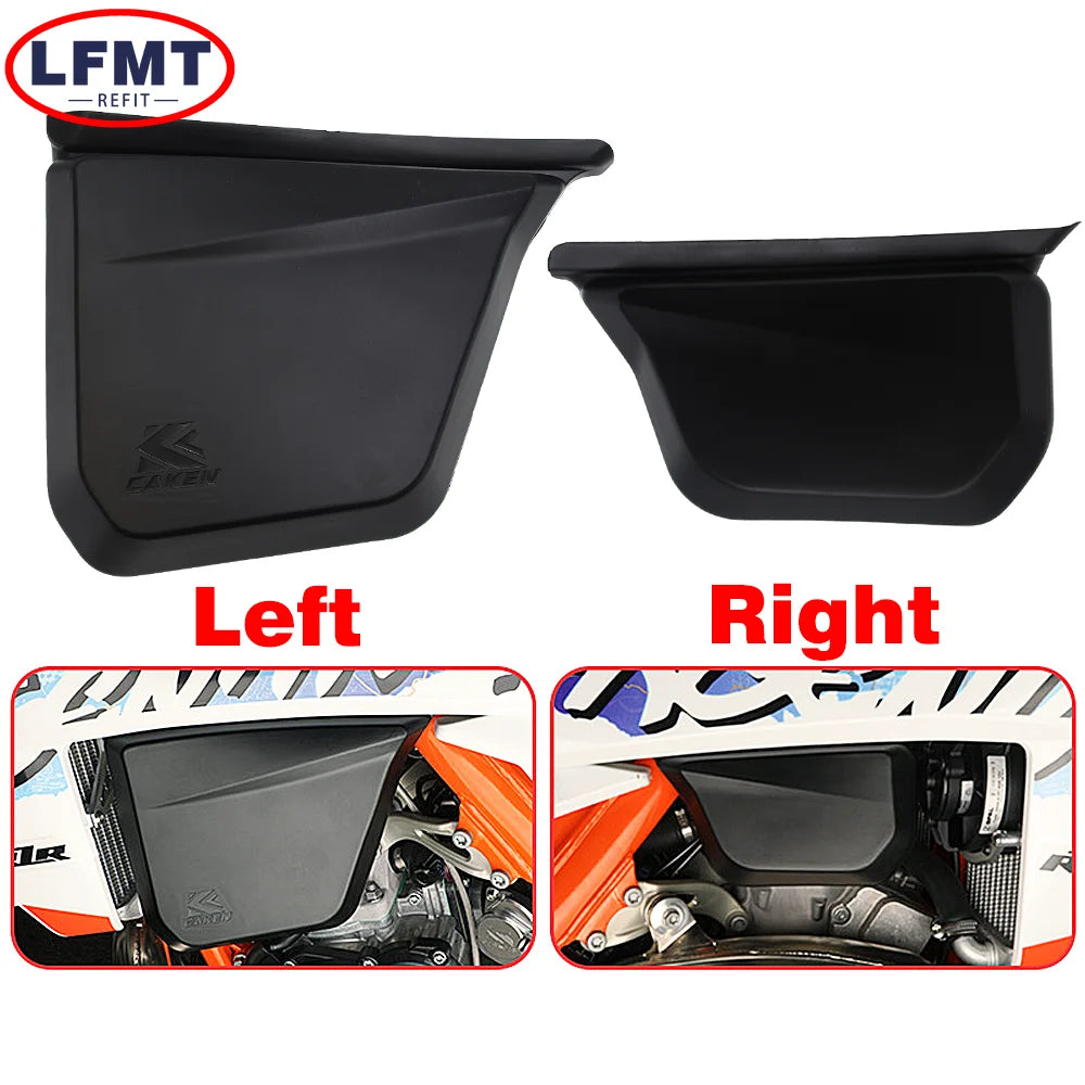 Pair Left Right Fuel Tank Cover Guard Protector For KTM EXC150 EXC250 EXC300 XC125 XC250 XC300 SIX DAYS HARDENDURO CKD 2023-2024