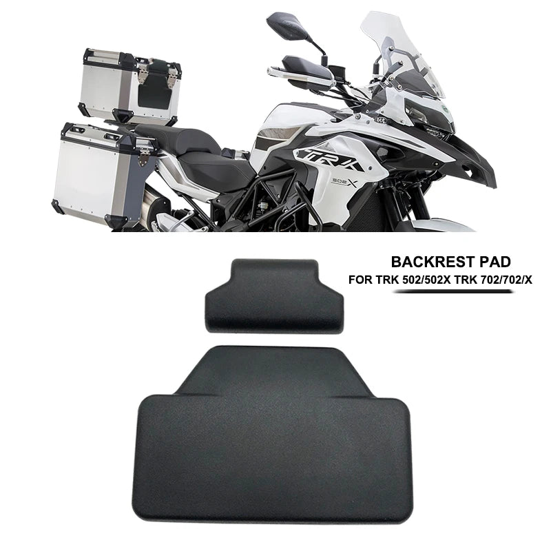 TRK502 TRK702 Motorcycle Passenger Lazyback Backrest Pad Rear Case Cushion For Benelli TRK502X TRK702X TRK 502 502X TRK 702 702X
