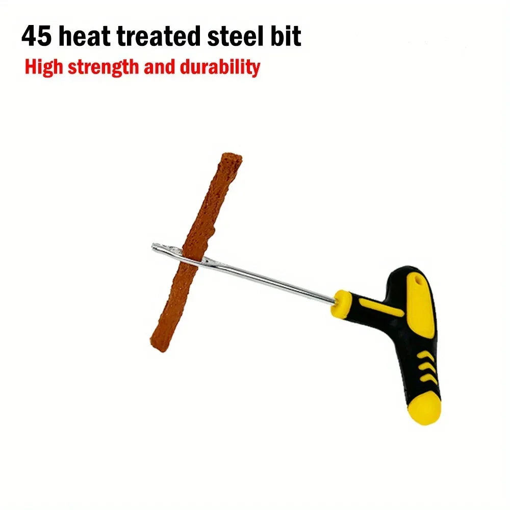 Motorcycle Tire Repair Kit Puncture Plug Tools Tyre Puncture Emergency for Car Tire Strips Stirring Glue Repair Tool Kit