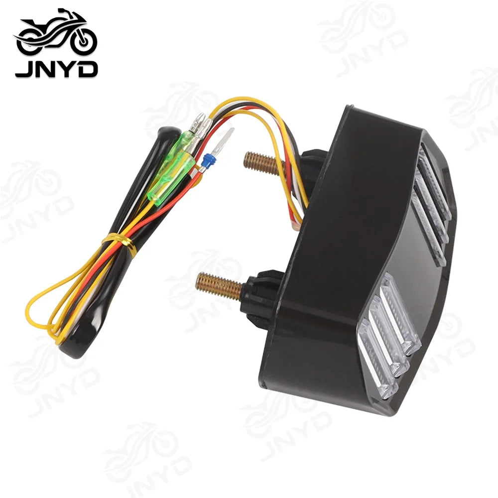 JNYD Turn Signal Lights Motorcycle Taillights Indicator LED Rear Brake Stop Tail Lamp For Honda MSX125 CBR650F CTX700 CTX700N