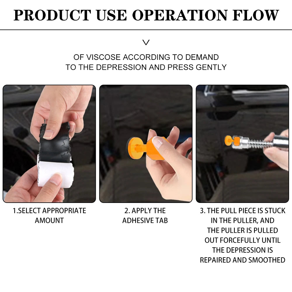 75g 100g Motorcycle Dent Puller Cold Glue Strong Self-Adhesive Dent Removal Garage Tools Quick Fixed Repairs Portable Universal