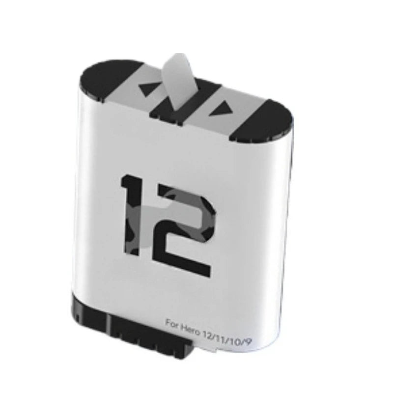 3.85V 1720mAh Low-Temperature Pocket Battery for GoPro Camera 9 10 11 12 Replace Rechargeable Battery Accessories
