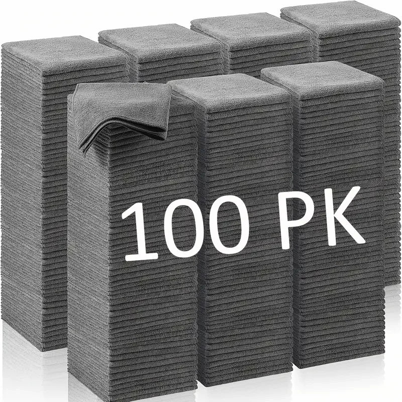Thicken Microfiber Cleaning Cloths Lint Free Motorcycle Cleaning Towel Cloths Reusable Cleaning Towels Absorbent for Car Window