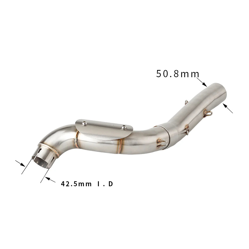 For Yamaha Tenere 700 2021 2022 2023 2024 T7 T700 XTZ 690 Escape Slip-on Motorcycle High Position Exhaust Muffler Pipe