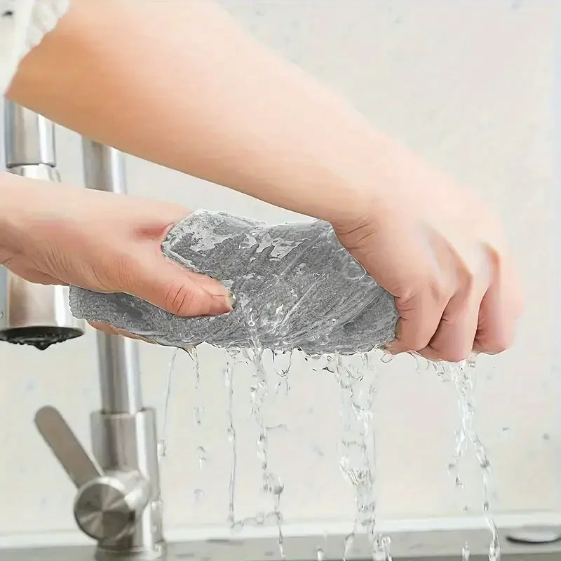 Thicken Microfiber Cleaning Cloths Lint Free Motorcycle Cleaning Towel Cloths Reusable Cleaning Towels Absorbent for Car Window