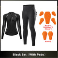 WOSAWE Women Motorcycle Jacket and Pants Set with Removable Pads Soft Padded Gear Summer Breathable Motocross Clothes Sexy Fit