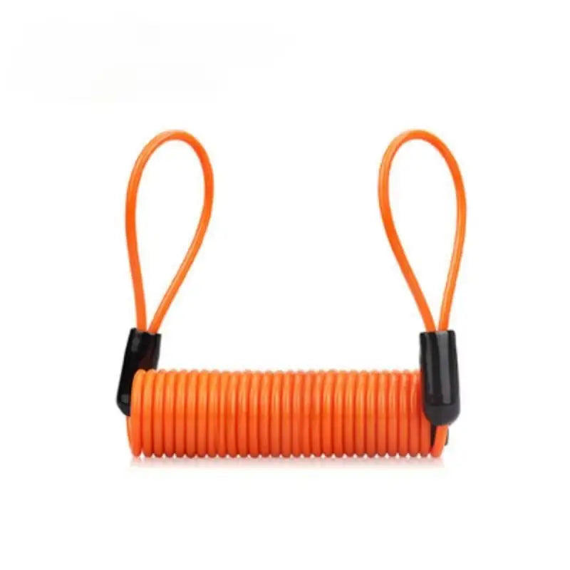 Alarm Disc Lock Security Anti Thief Motorbike Motorcycle Wheel Disc Brake Alarm Lock & Bag And Reminder Spring Cable