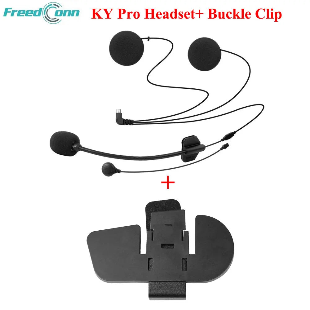 Freedconn Clip Mount Glue Base Bluetooth Helmet Interphone Microphone Headphone Headset Accessories for Ky Ky pro