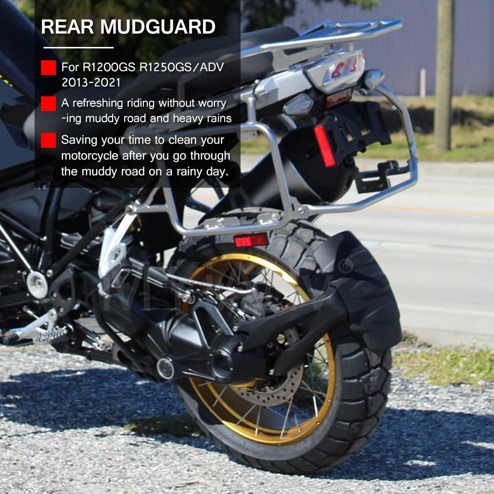R1250GS Adventure R1200GS Motorcycle Mudguard Fender For BMW gs1200 LC R 1200 1250 GS/ADV Rear Splash Wheel Hugger Mud Guard