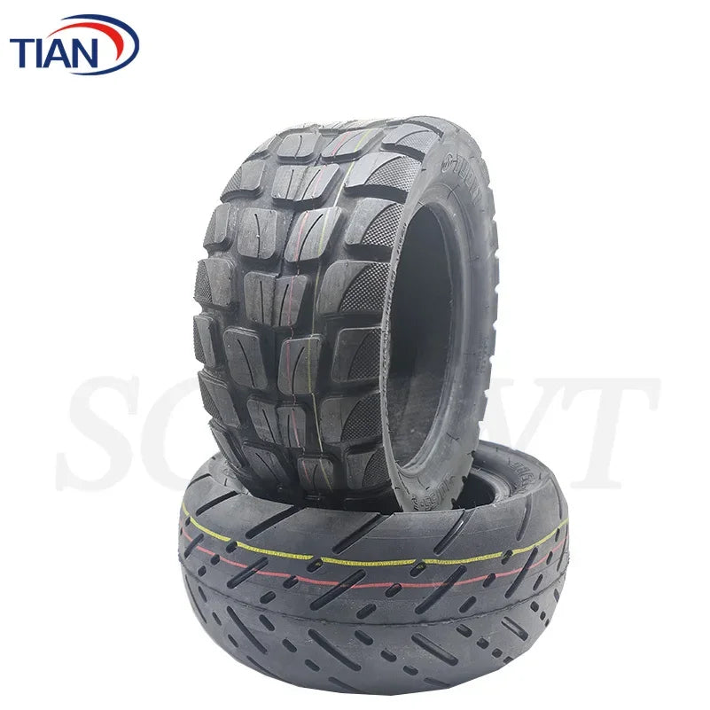TUOVT 90/70-6 Anti-skid Tire 90/55-6 Non-slip Off/city-road Tubeless Tyre with Valve for Electric Scooter Motorcycle Accessories