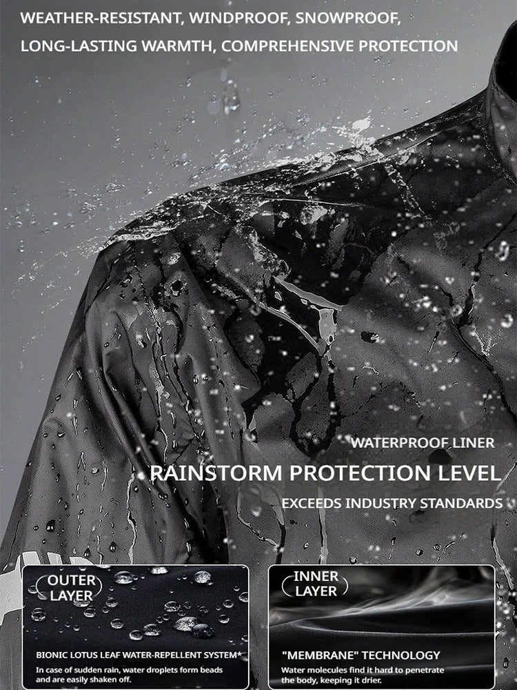 FEHER Autumn Winter Motorcycle Touring Suit Waterproof Removable Liner Thermal Men's Motorcycle Suit JK-059 Breathable Riding Se