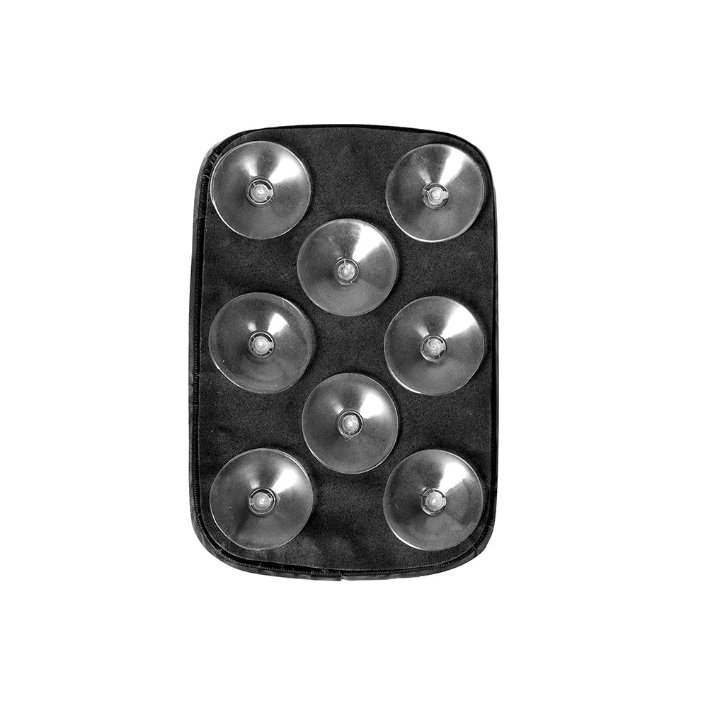 New Motorcycle Black Suction Cup Rear Pillion Passenger Pad Seat For Harley 883 1200 48 Universal