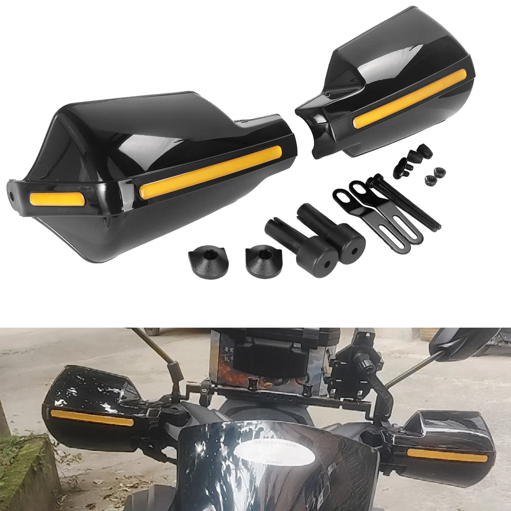 Motorcycle Protection Gear Windproof Handlebar HandGuards Motorbike Wind Deflectors Hand Guard Handle Protector Shield Universal