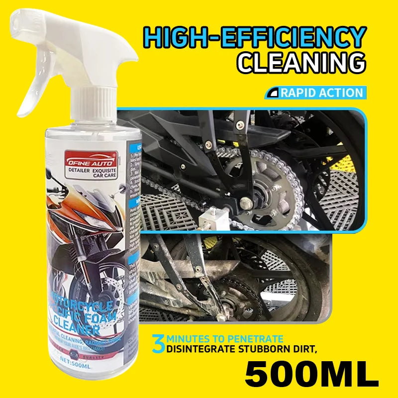 Multifunctional Motorcycle Special Foam Cleaner Oil Stain Removal Cleaning Leather Seat Foam Cleaner Foam Maintenance