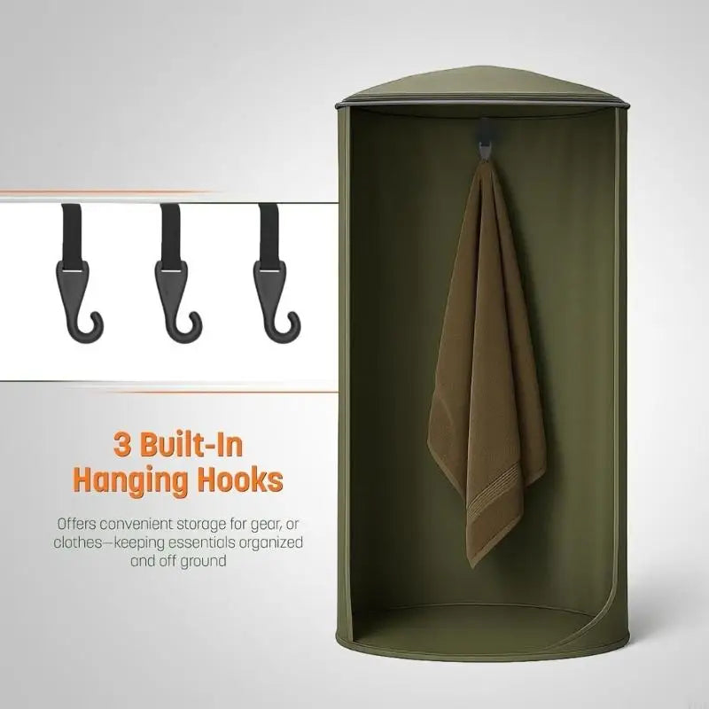 Camping Privacy Shelter with Front Entry for Vehicle Changing