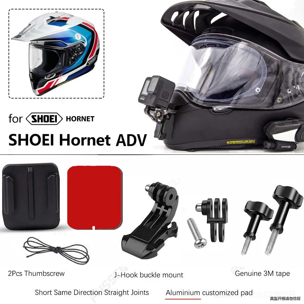 TUYU Premium Customized Helmet Aluminium Chin Mount for GoPro 13 Insta360 DJI Camera for SHOEI GT Air3 AGV ARAI HJC KLIM Helmets