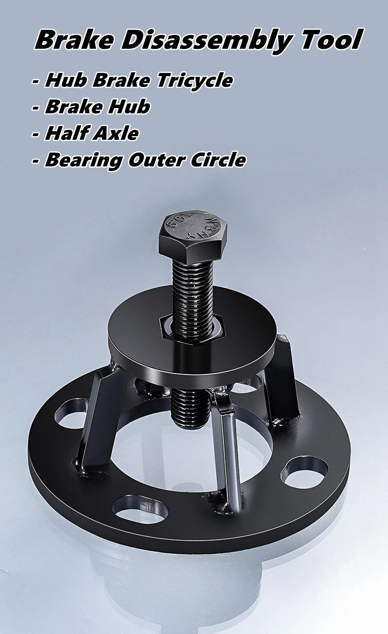 Universal Brake Drum Puller Rear Axle Remover For Car Tricycle Motorcycle Brake Drum Puller Tool Wheel Hub Puller Repair Tool