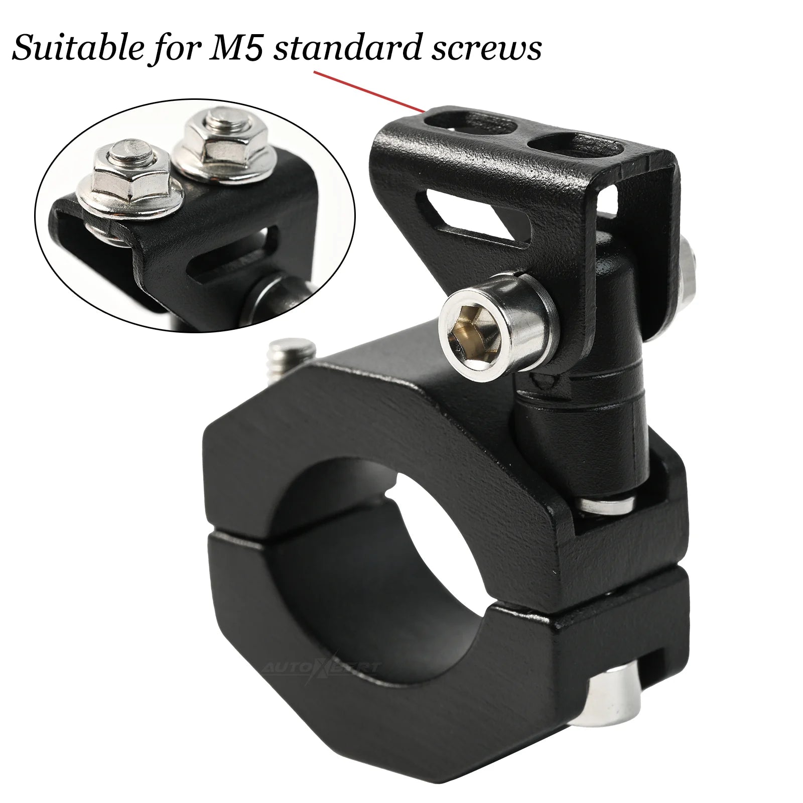 Motorcycle LED Headlight Spotlight Mount Bracket Adjustable Fog Light Auxiliary Lamp Bumper Clamps Holder Motorcycle Accessories