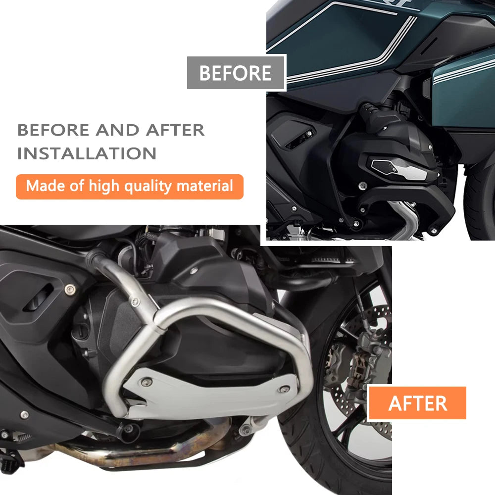R1300RT 2025 Engine Guard Crash Bars Bumper Motorcycle Frame Falling Protection Bars For BMW R1300 RT 2025 R 1300 RT