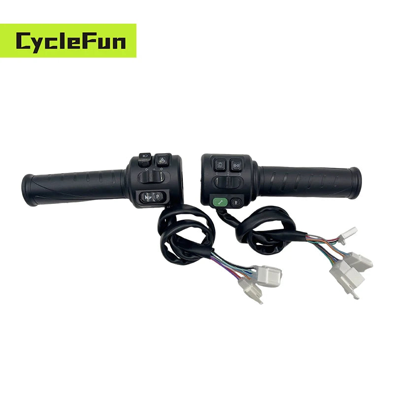 VOTOL EM-50 55A 48V 60V FOC BLDC Sine Wave Controller with Throttle and DKD display For Electric Scooter Motorcycle