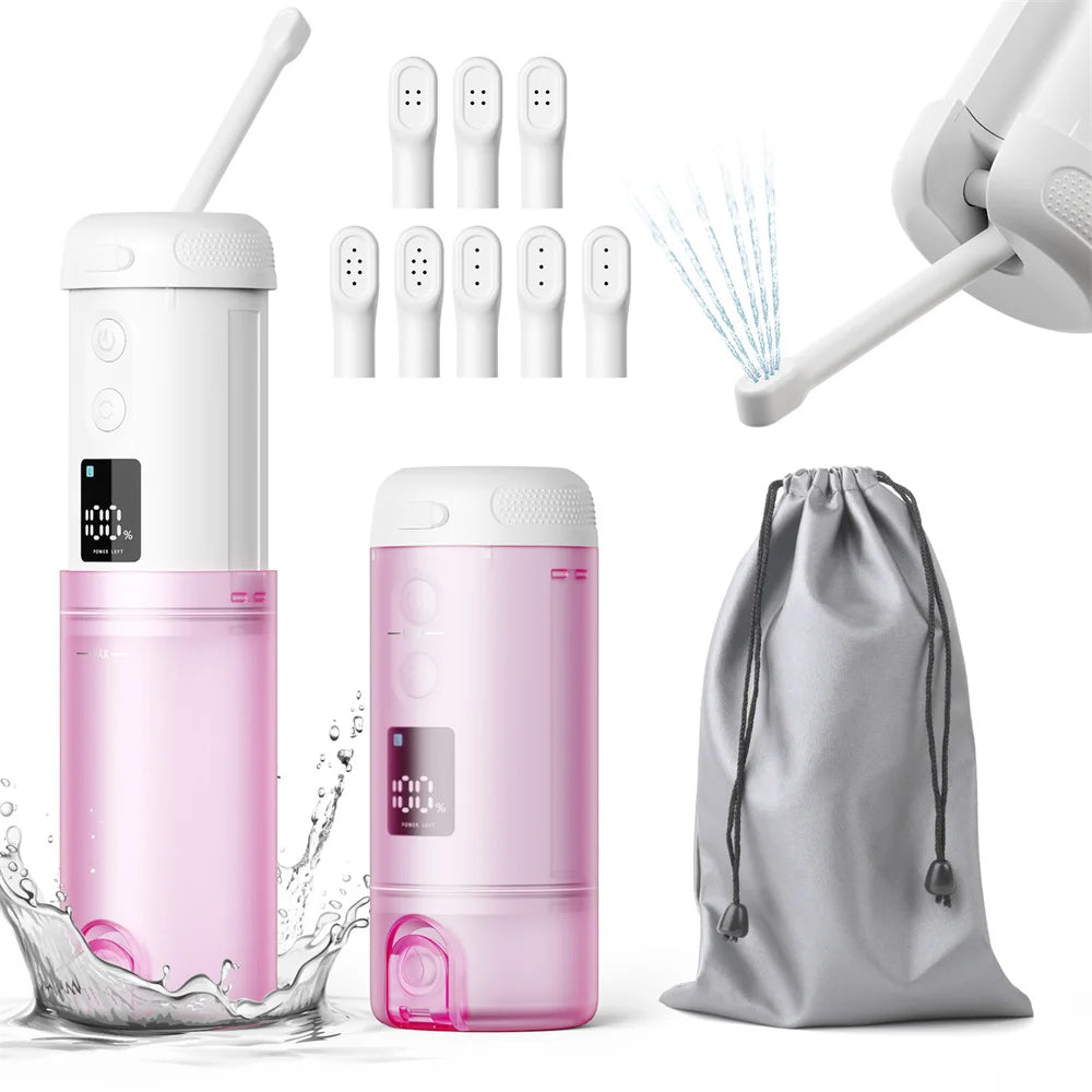 Portable Electric Travel Bidet Rechargeable Personal Bidet Sprayer for Women Handheld Butt Shower for Hygiene Postpartum Clean