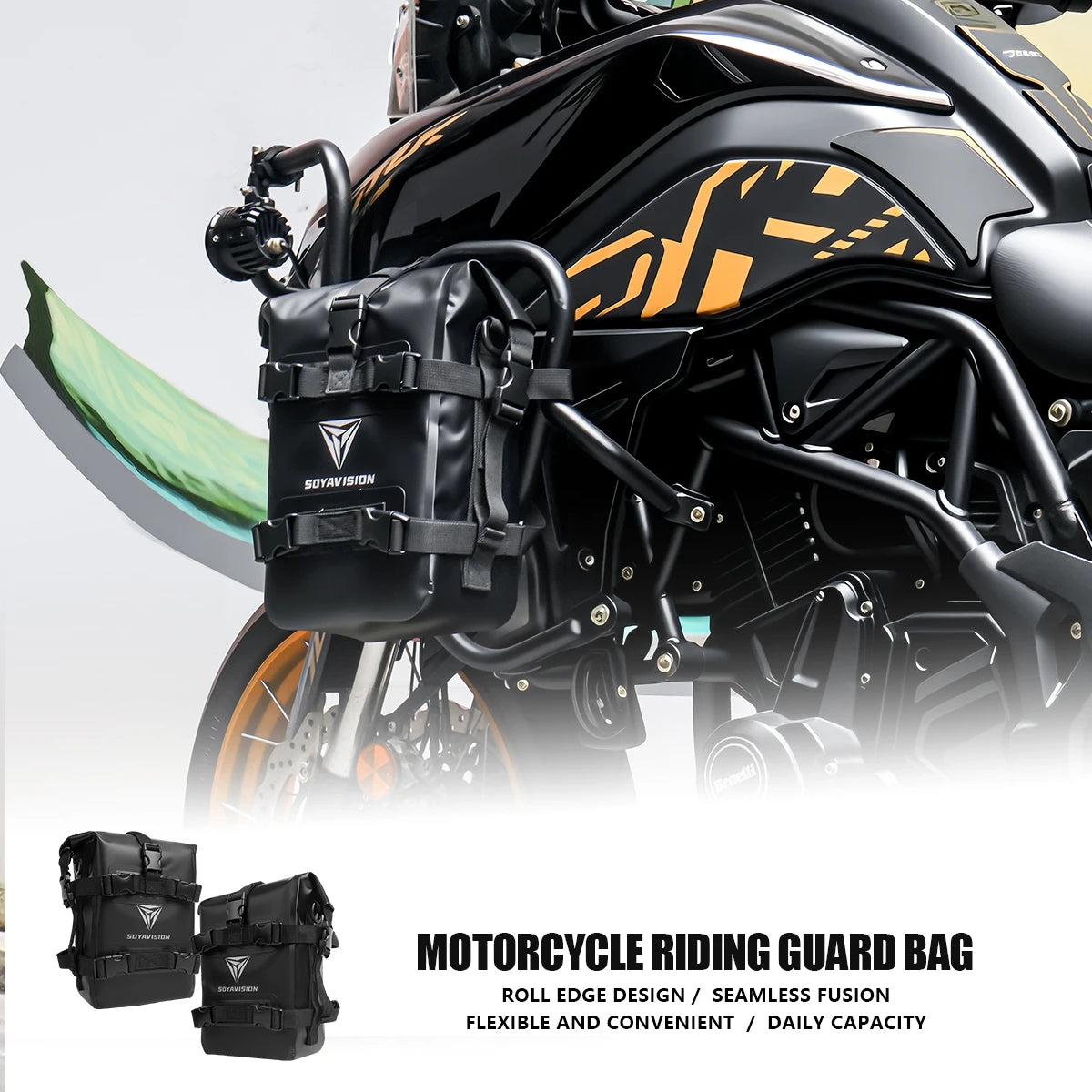 12L Large Size Bag Repair Tool Placement Bag For BMW R1200GS R1250GS HONDA Suzuki DL650 V-Strom Motorcycle Frame Crash Bars Bag