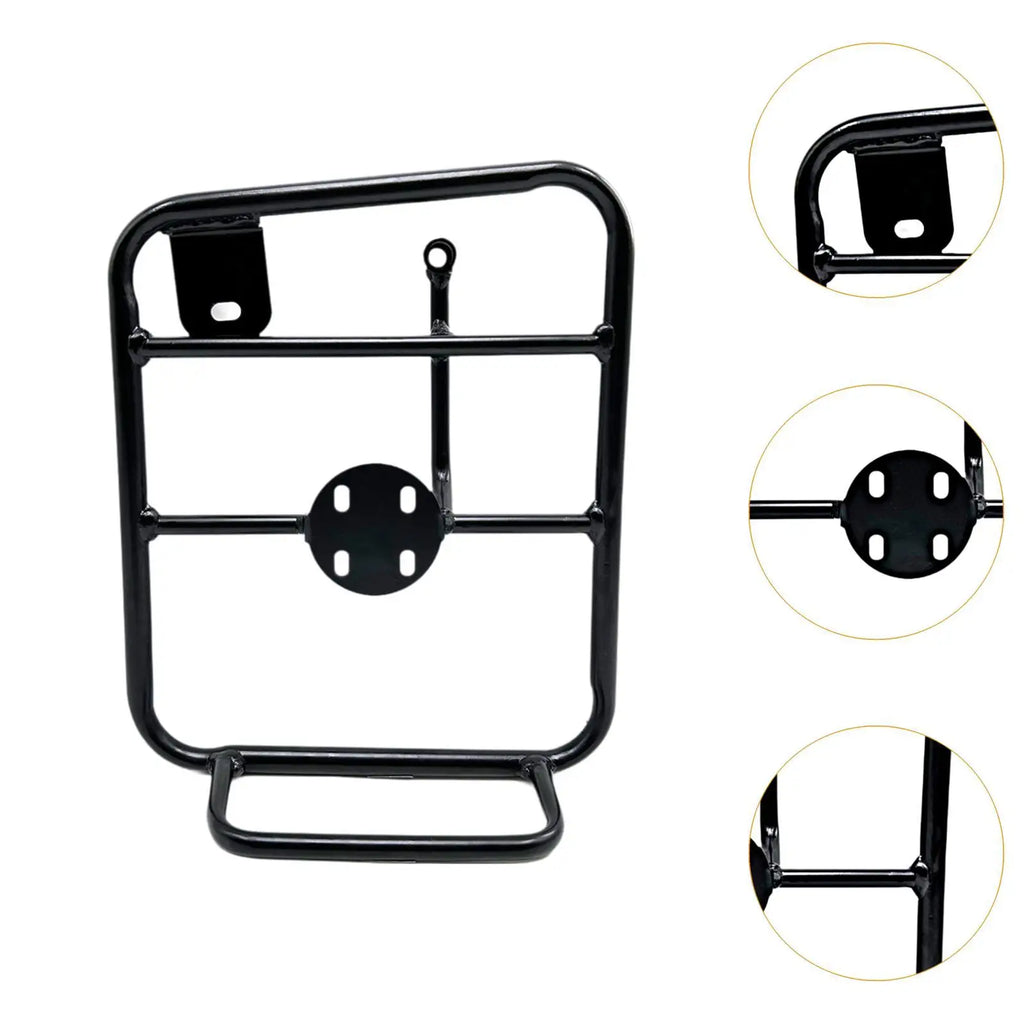 Multifunction Motorcycle Luggage Rack Carbon Steel Side Mount Support for Triumph Speed 400 2024 2025