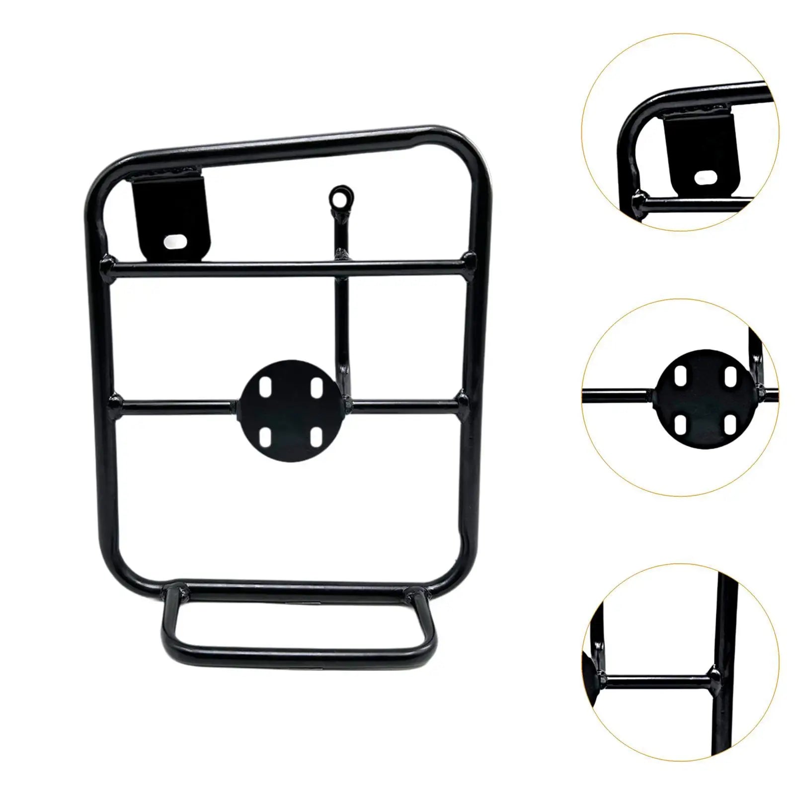 Multifunction Motorcycle Luggage Rack Carbon Steel Side Mount Support for Triumph Speed 400 2024 2025