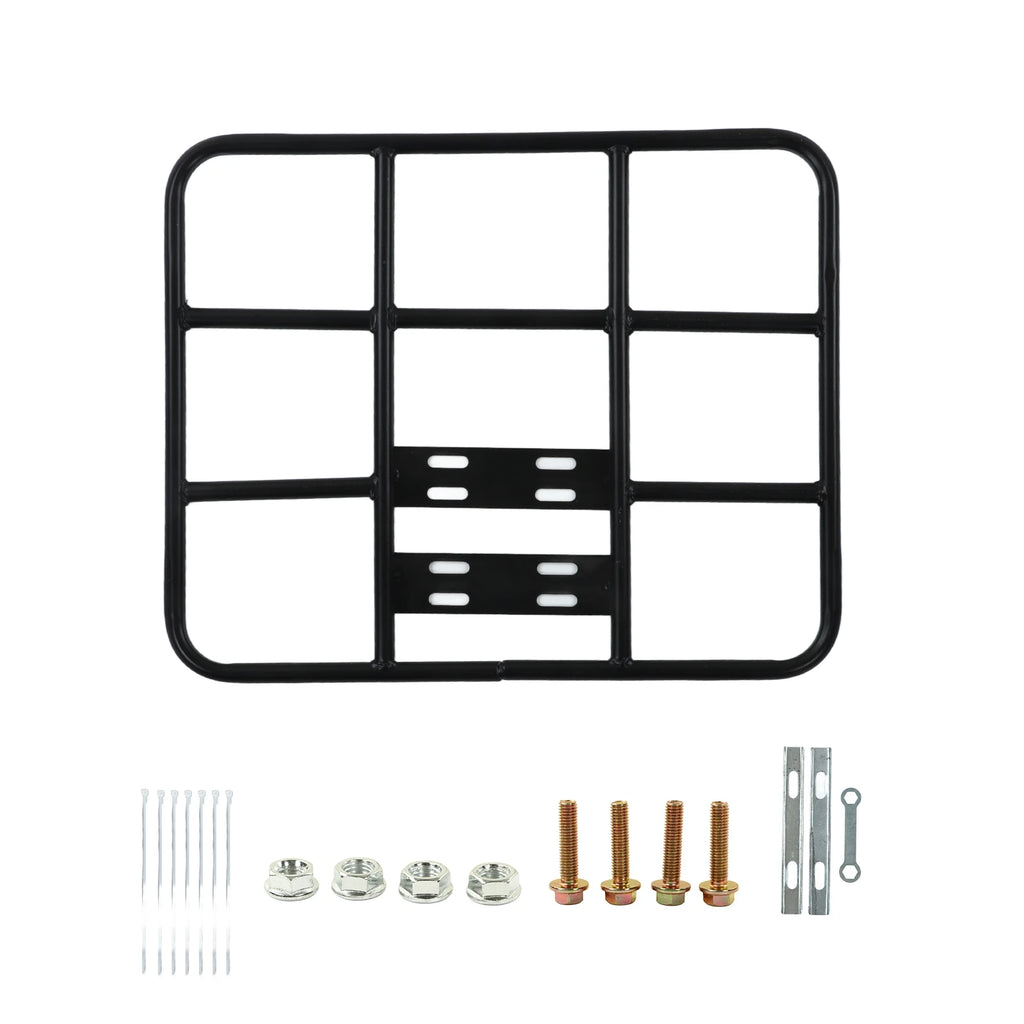 Food Delivery Box Rack Rear Grille 80kg Loading Seamless Steel Tube Universal for Motorcycle Electric Bicycle