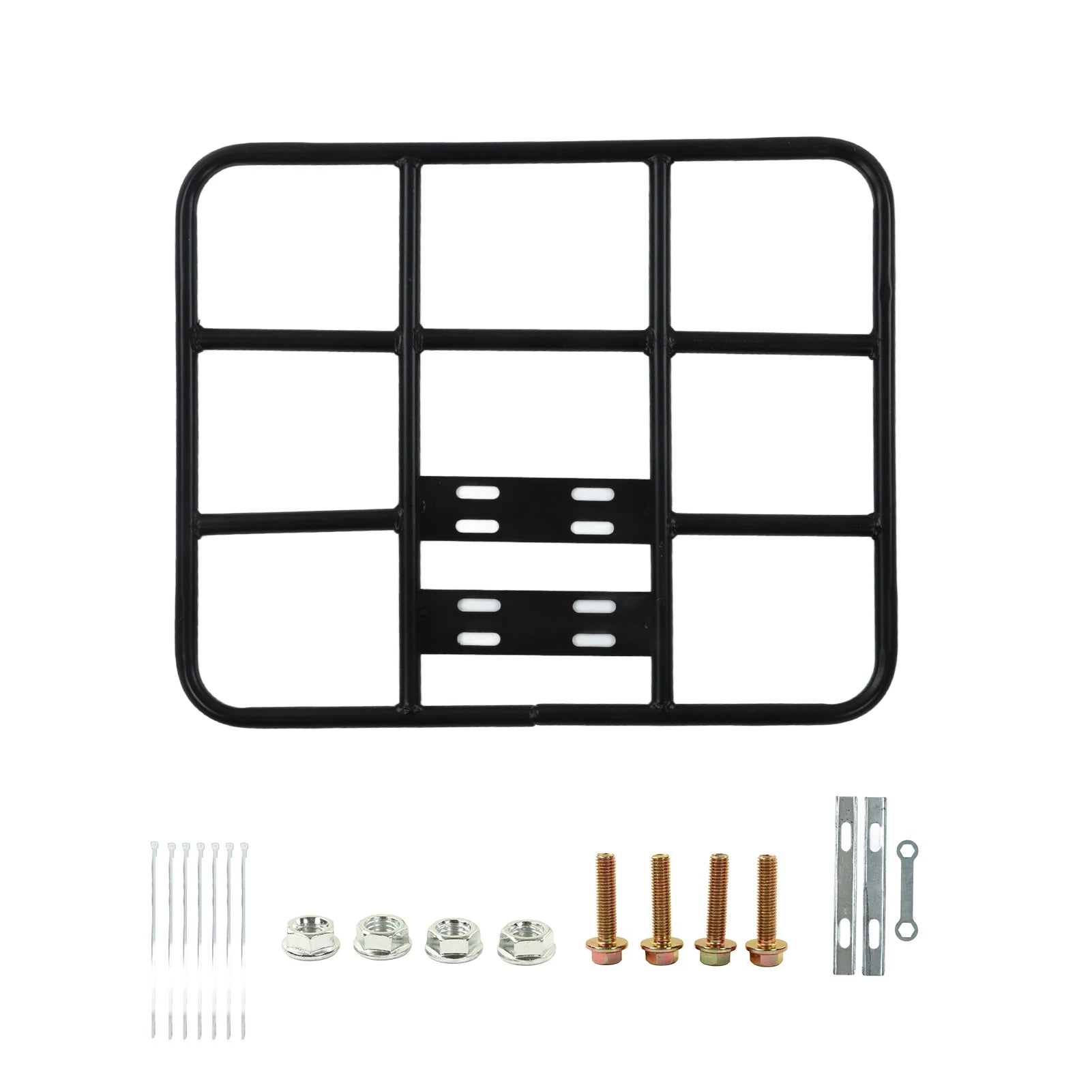 Food Delivery Box Rack Rear Grille 80kg Loading Seamless Steel Tube Universal for Motorcycle Electric Bicycle