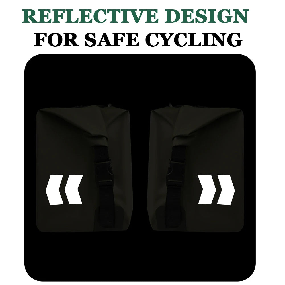 30L Motorcycle Saddle Bag Large Capacity Travel Camel Bag Waterproof Motorcycle Side Bag Motorcycle Modification Accessories