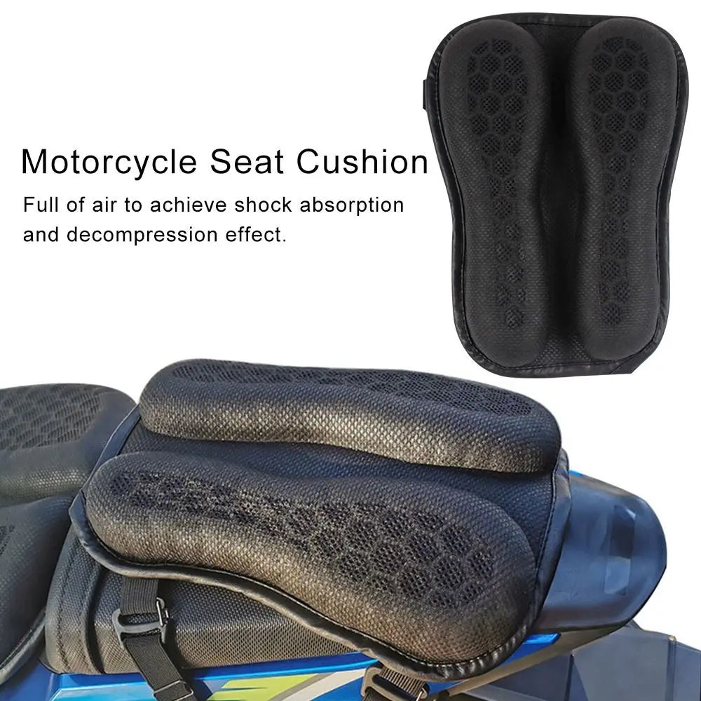 Pressure Relief Anti Slip 3D Universal Motorbike Accessories Seat Cover Motorcycle Seat Cushion TPE Gel Cushion