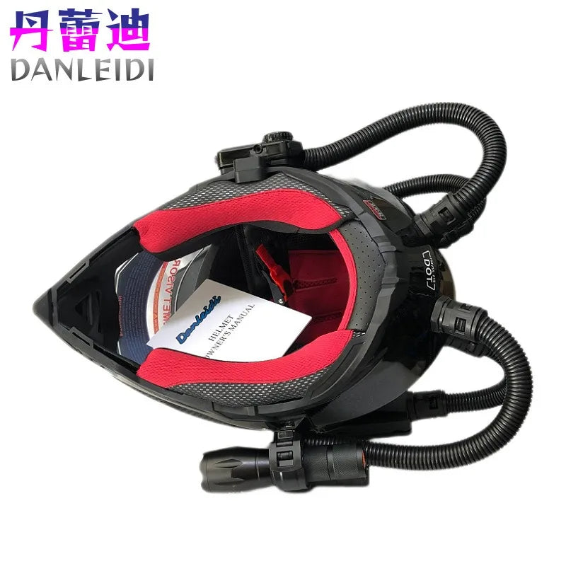 Motorcycle Helmet, Off-Road Helmet Tactics, Bluetooth Headset Driving Recorder, Laser DOT