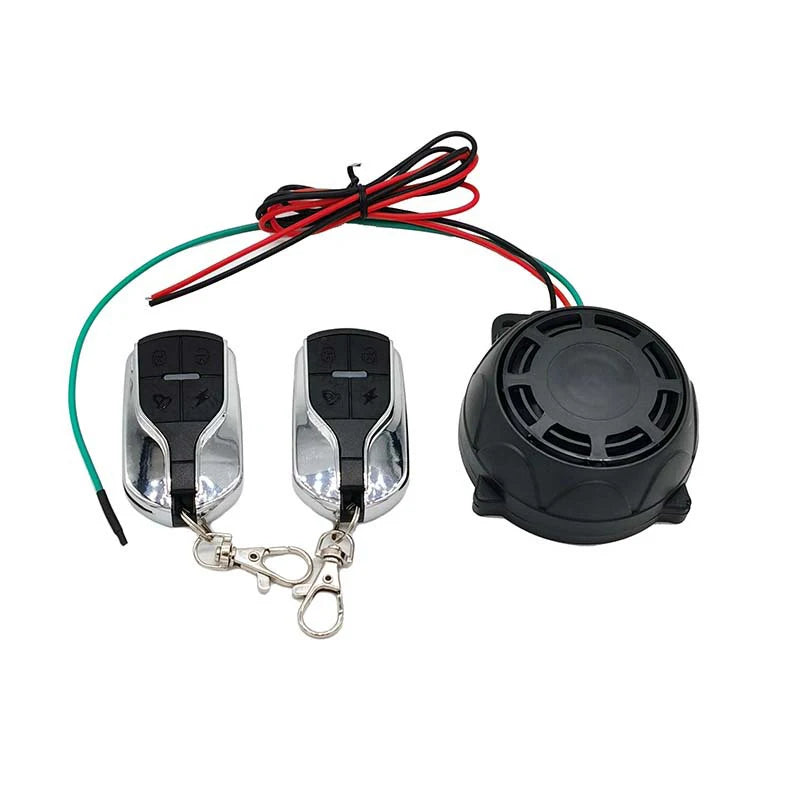 Dual Remote Control 12V Bike Scooter Motor Alarm System Car Keyring Motorcycle Alarm Security System Motorcycle Theft Protection