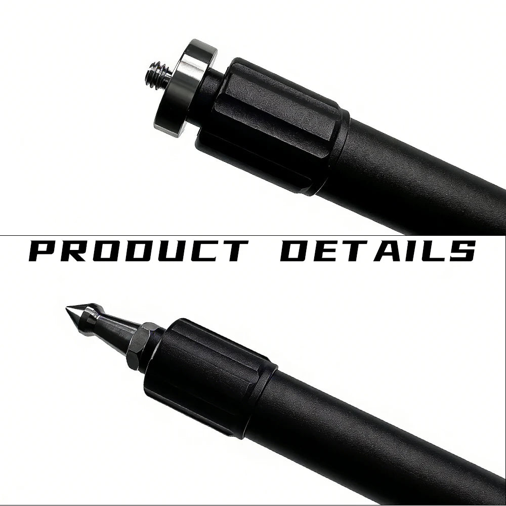 Thickened Aluminum Alloy Telescopic Flagpole for Motorcycle Travel Car Riding - Lengthened Durable Equipment