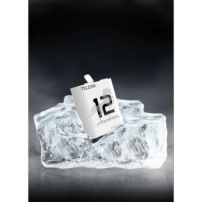 3.85V 1720mAh Low-Temperature Pocket Battery for GoPro Camera 9 10 11 12 Replace Rechargeable Battery Accessories