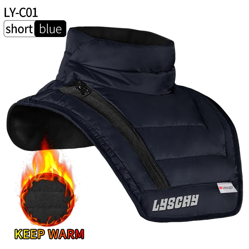 LYSCHY Winter Scarf Balaclava Extended Motorcycle Ski Neck Men Moto Mask Motocross Balaclava Warm Neck Scarf Stomach Protection