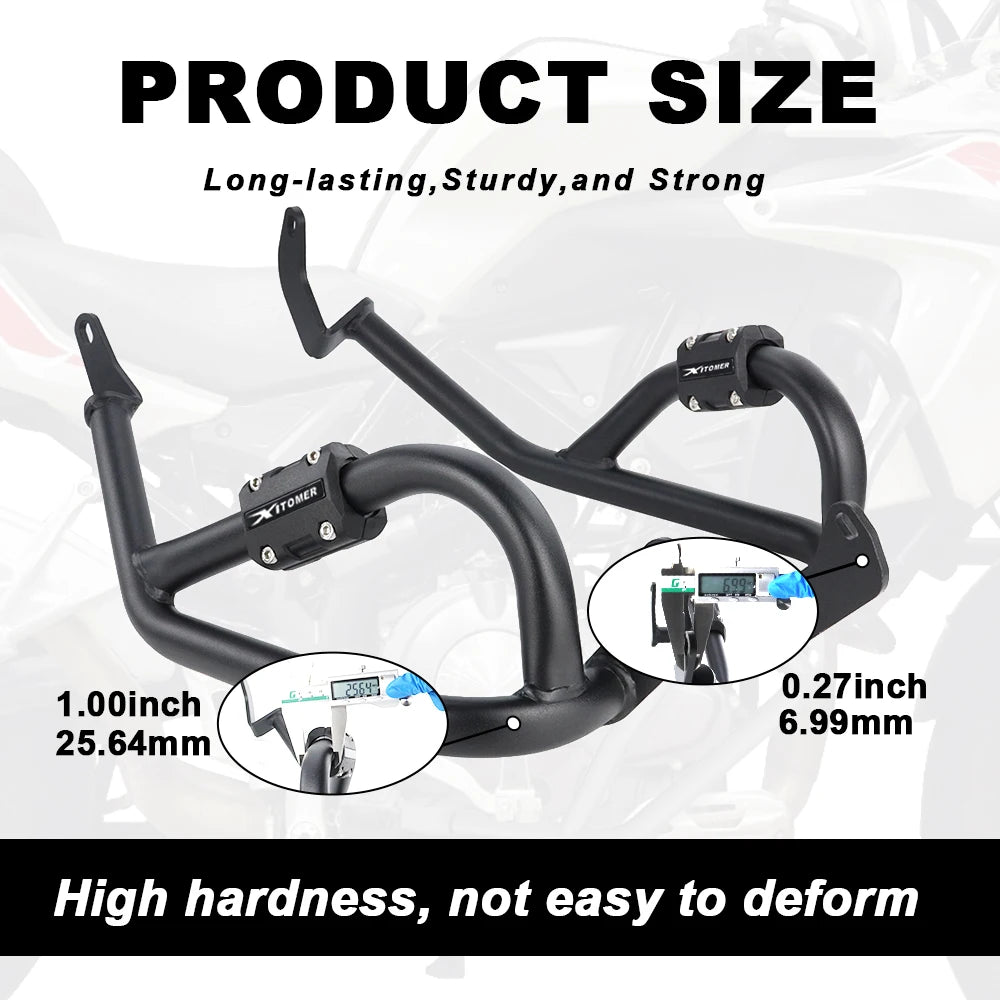 For Benelli TRK 502 TRK502X 2017 2018 2019 2020 2021 2022 2023 2024 2025 Motorcycle Engine Guards Highway Crash Bar Crash Cages