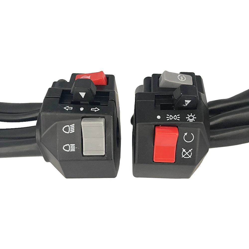 BAOLUN    For Yamaha XV250 Virago SRX600 FZR250 RZ250 YPVS RZ350 TZR250 RD250 7/8" 22mm  Handlebar Switch Control Left Right
