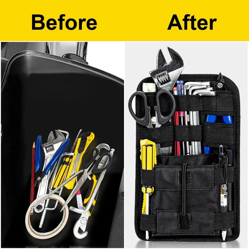 Motorcycle Saddlebag Organizer Hard Bags Storage Case for Harley Touring Street Glide Electra Glide Dyna Sportster Organizer Bag