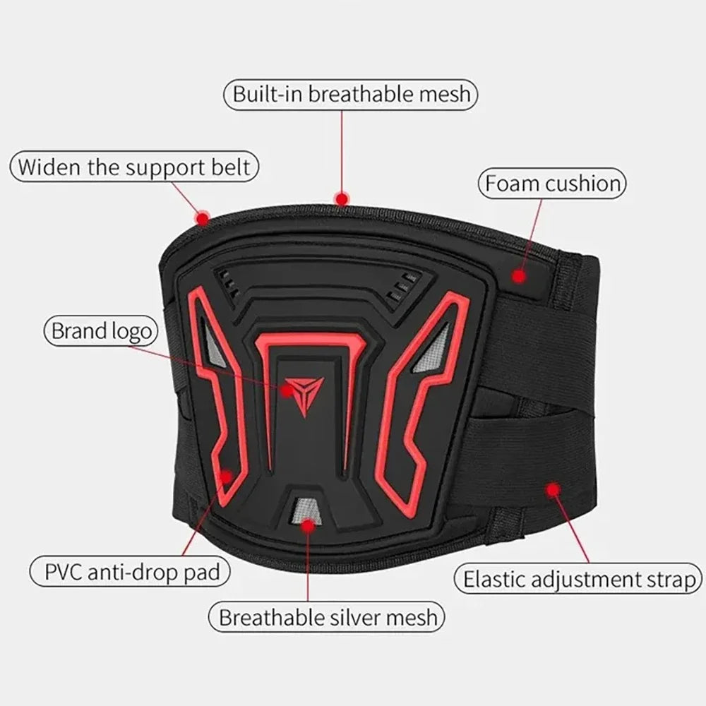 Adjustable Motorcycle Waist Protector Breathable Moto Motorbike Professional Motocross Guard Cycling Protection Protective Belt
