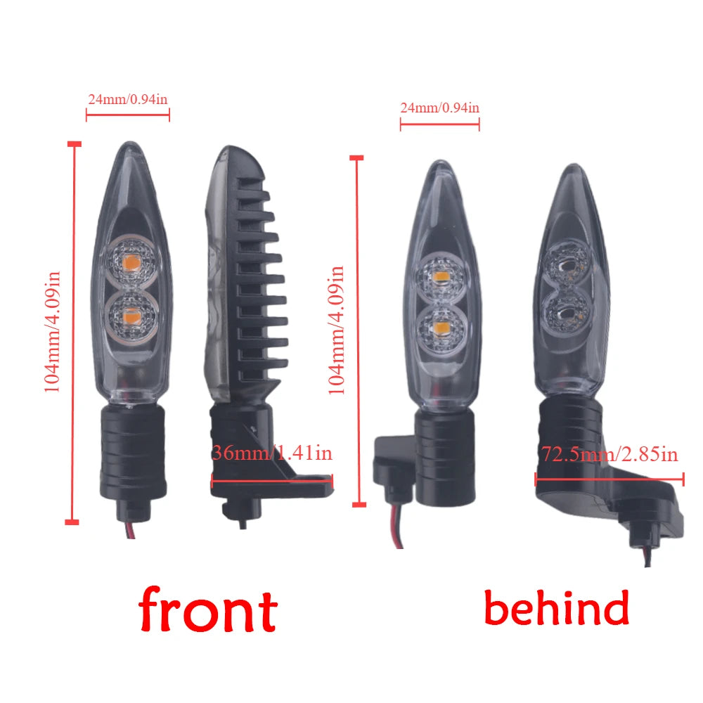 12V Motorcycle Taillights Turn Signal Lights Front Rear Brake Lamp LED Indicator For BMW F800GS F700GS R1200GS GS 1200 Adventure